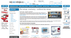 Desktop Screenshot of nej-sici-stroje.cz